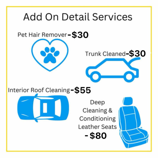 Add On Detail Services Before Checkout